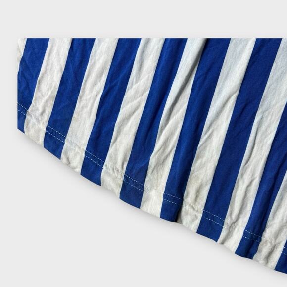 Matilda Jane Women’s The Road Ahead Blue and White Striped Maxi Dress Medium - Picture 9 of 13